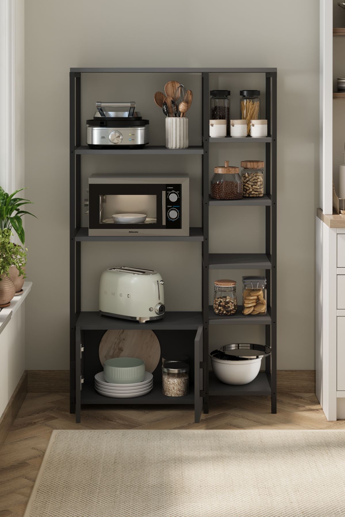 28-08-08 Brazil Kitchen Shelf ANTHRACITE