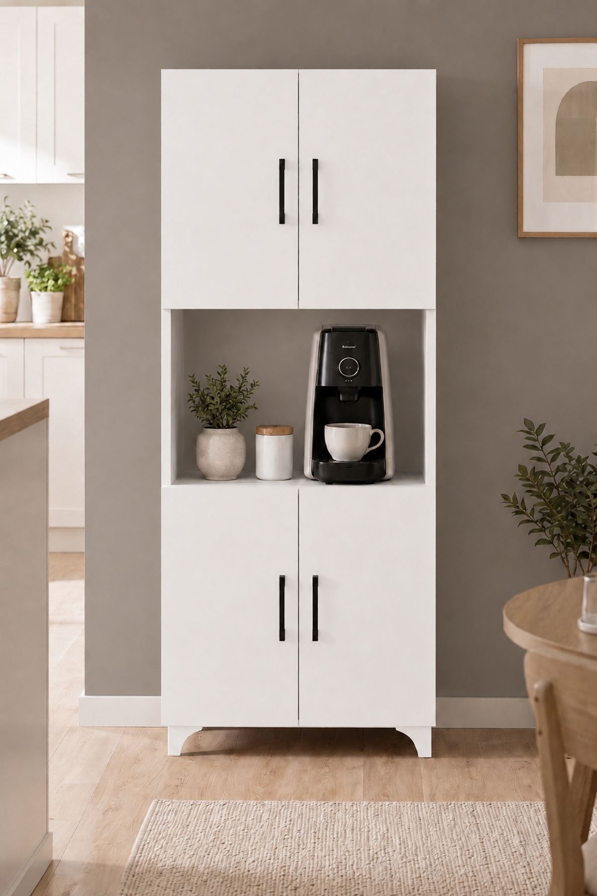 12-70-01 Ece Microwave Cabinet WHITE