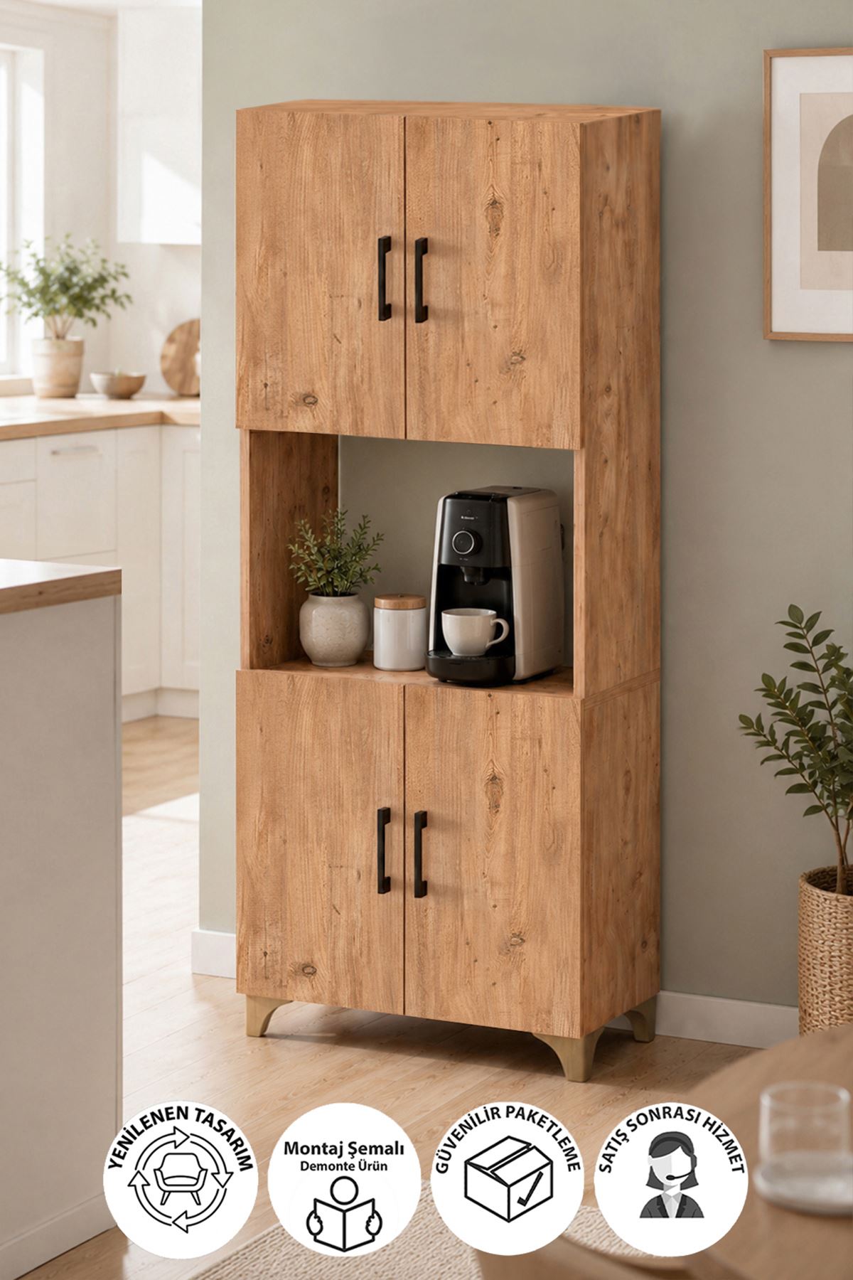 12-70-02 Ece Microwave Cabinet PINE