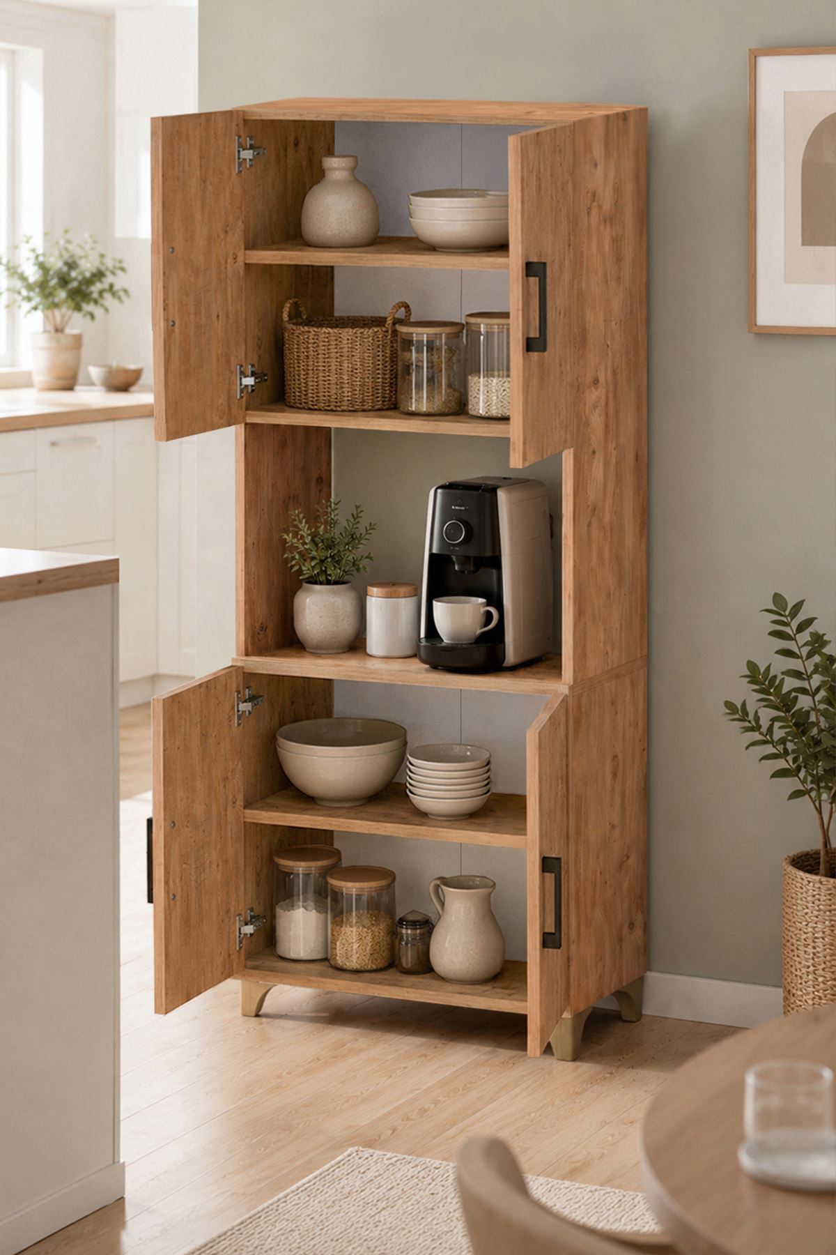 12-70-02 Ece Microwave Cabinet PINE