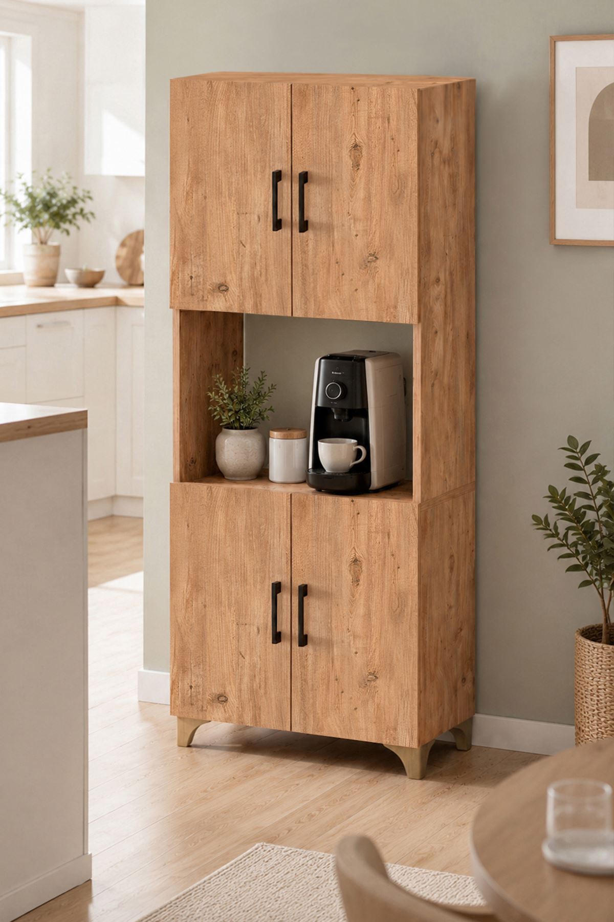 12-70-02 Ece Microwave Cabinet PINE