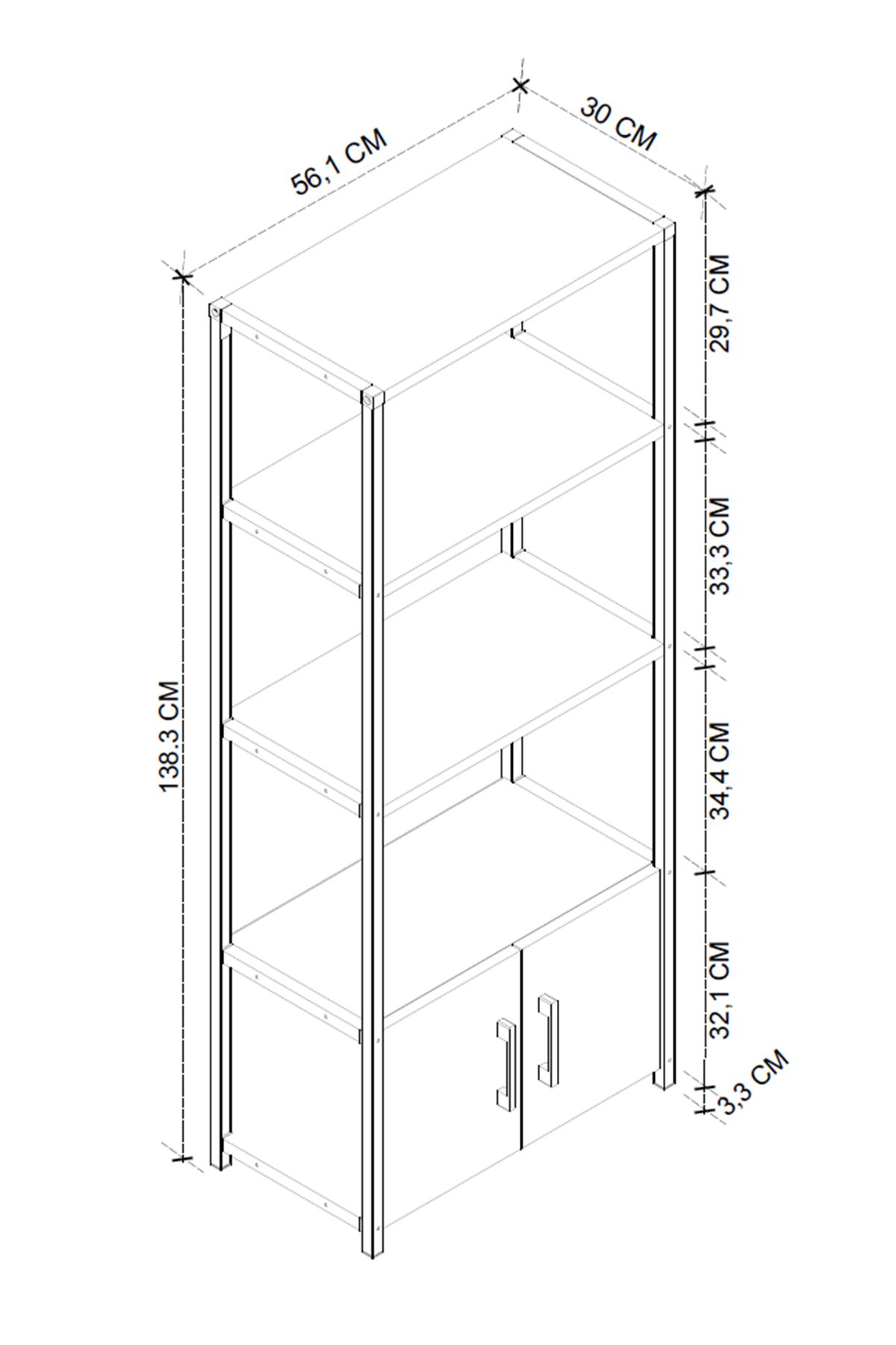 28-04-02 Colombia Kitchen Shelf PINE