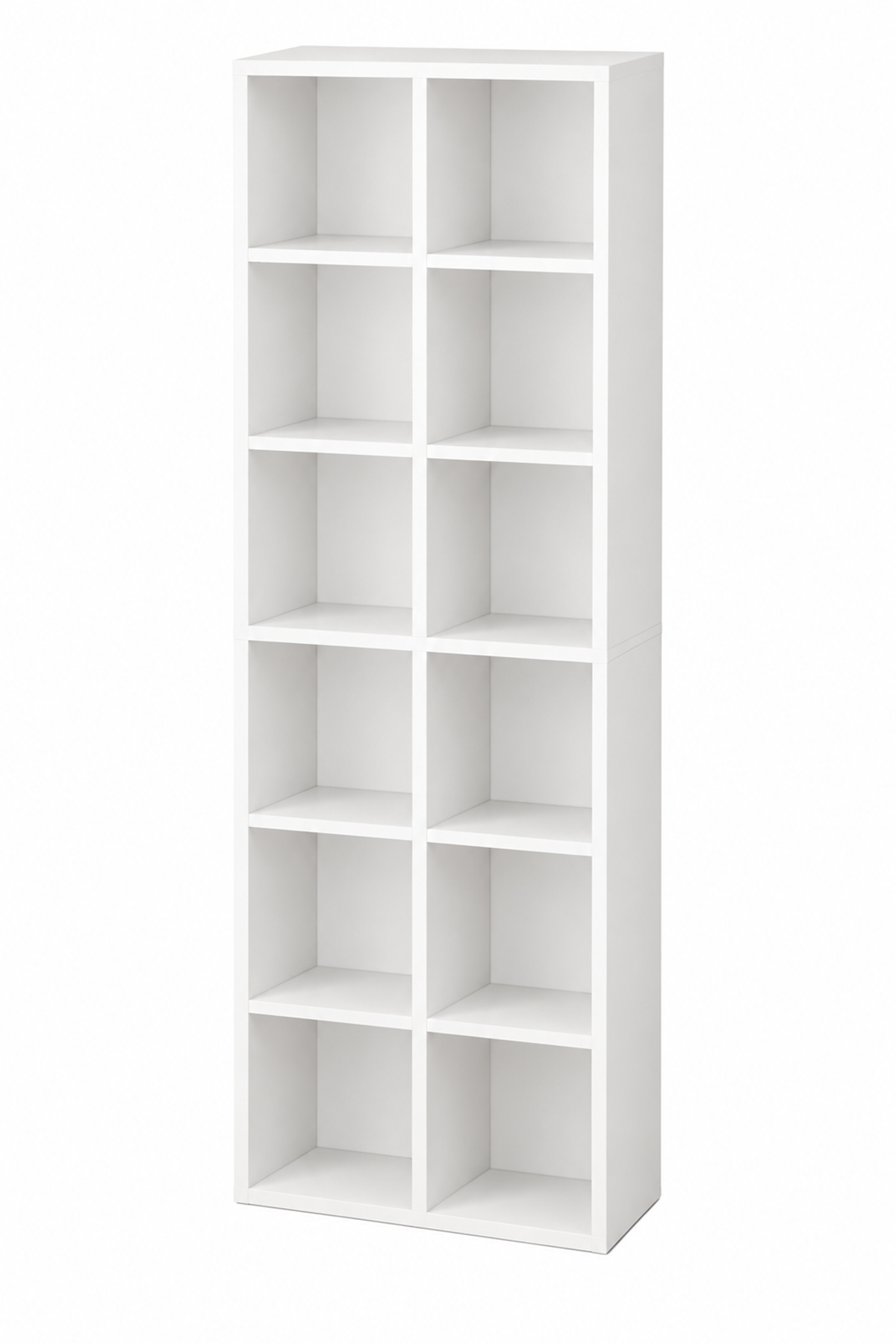 Bofigo 12 Raflı Kitaplık Dekoratif Kitaplık Modern Kitaplık Ofis Kitaplığı Meltem Beyaz