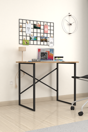 20-01-02 60x90 Cm Metal Study Desk PINE