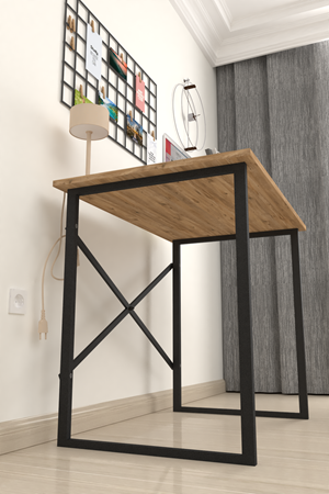 20-01-02 60x90 Cm Metal Study Desk PINE