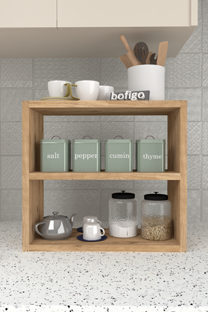 13-01-02 Spice Rack For Kitchen PINE