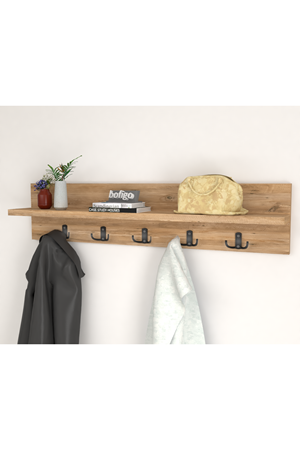 21-12-02 Wall Mounted Clothes Hanger 80 cm PINE