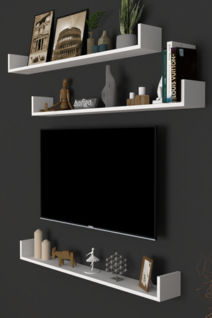 13-12-01 Flying Shelf 120 Cm WHITE