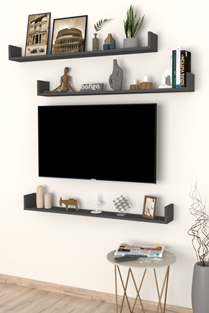 13-12-08 Flying Shelf 120 Cm ANTHRACITE