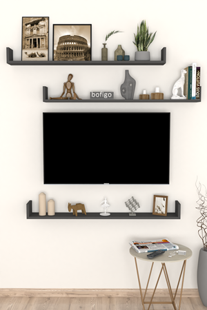 13-12-08 Flying Shelf 120 Cm ANTHRACITE