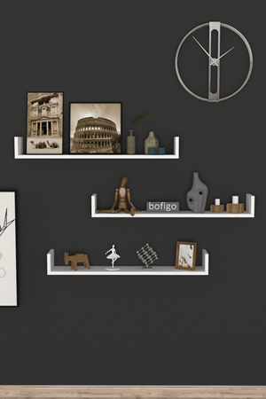 13-90-01 Flying Shelf 90 Cm WHITE