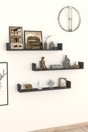 13-90-08 Flying Shelf 90 Cm ANTHRACITE