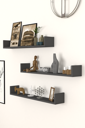 13-90-08 Flying Shelf 90 Cm ANTHRACITE