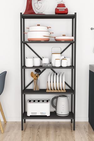 13-05-08 5 Shelves Kitchen Organizer ANTHRACITE