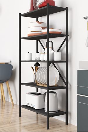 13-05-08 5 Shelves Kitchen Organizer ANTHRACITE