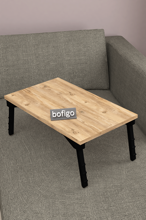 Bofigo Laptop Sehpası Kahvaltı Masası Çalışma Sehpası Çam