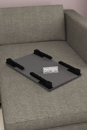 Bofigo Laptop Sehpası Kahvaltı Masası Çalışma Sehpası Antrasit