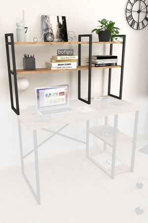 13-02-02 Metal Bookshelf Desktop Shelf PINE