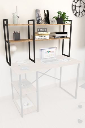 13-02-02 Metal Bookshelf Desktop Shelf PINE