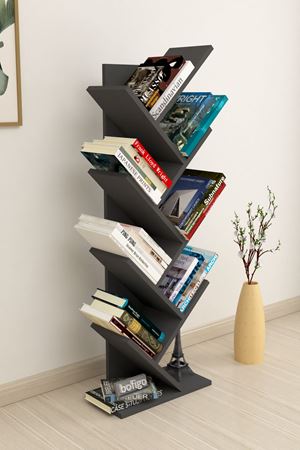 15-11-08 Tree Bookshelf ANTHRACITE