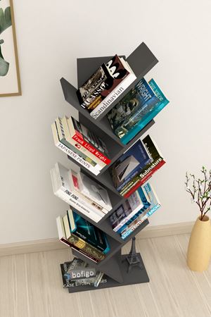 15-11-08 Tree Bookshelf ANTHRACITE