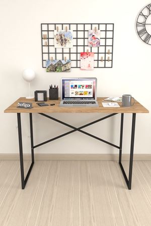 20-05-02 60x120 Cm Metal Study Desk PINE