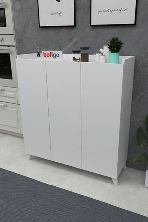 12-30-01 Kumsal Cabinet With 3 Doors WHITE
