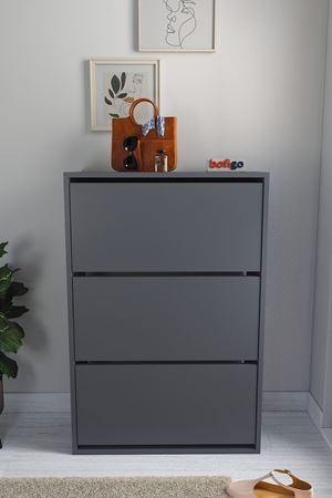 18-03-08 Decorative Shoerack ANTHRACITE