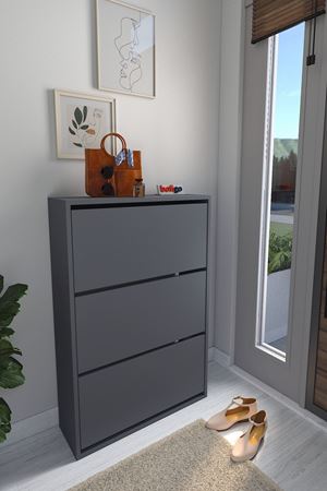 18-03-08 Decorative Shoerack ANTHRACITE
