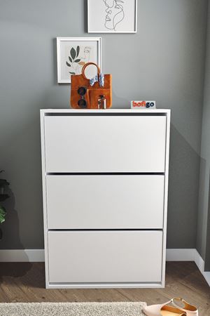 18-03-01 Decorative Shoerack White