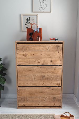 18-03-02 Decorative Shoerack PINE