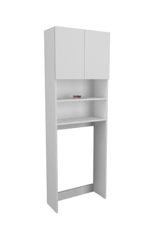12-03-01 Washing Machine Cabinet WHITE