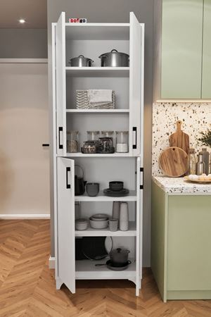 12-46-01 Nehir Kitchen Cabinet WHITE