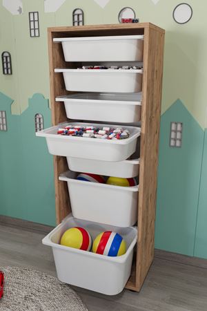 12-10-02 7 Baskets Multifunctional Pera Cabinet PINE 