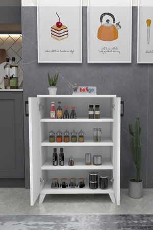 12-40-01 Ceren Multipurpose Cabinet WHITE