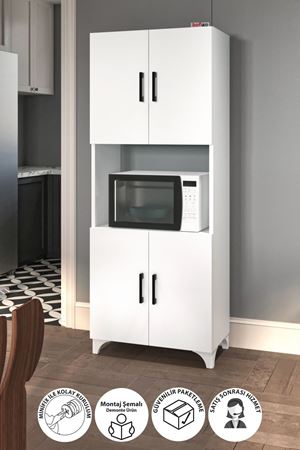 12-70-01 Ece Microwave Cabinet WHITE