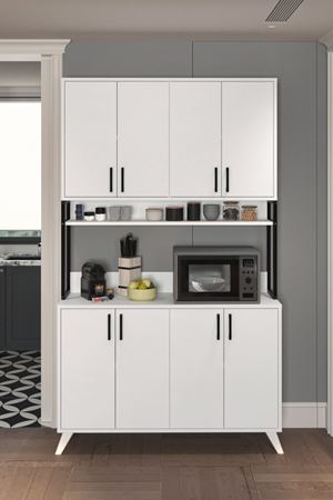 12-88-01 Multifunctional Defne Cabinet WHITE