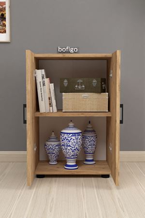 12-52-02 Folder Cabinet With 2 Shelves PINE