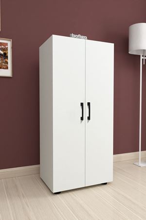 12-53-01 Folder Cabinet With 3 Shelves WHITE