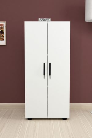 12-53-01 Folder Cabinet With 3 Shelves WHITE