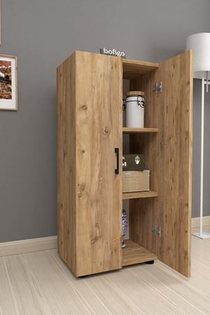 12-53-02 Folder Cabinet With 3 Shelves PINE