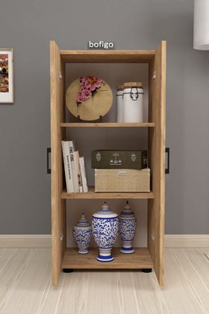 12-53-02 Folder Cabinet With 3 Shelves PINE