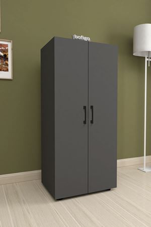 12-53-08 Folder Cabinet With 3 Shelves ANTHRACITE