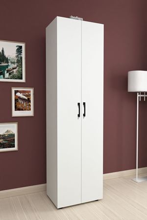 12-55-01 Folder Cabinet With 5 Shelves WHITE