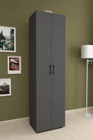 12-55-08 Folder Cabinet With 5 Shelves ANTHRACITE