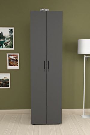 12-55-08 Folder Cabinet With 5 Shelves ANTHRACITE