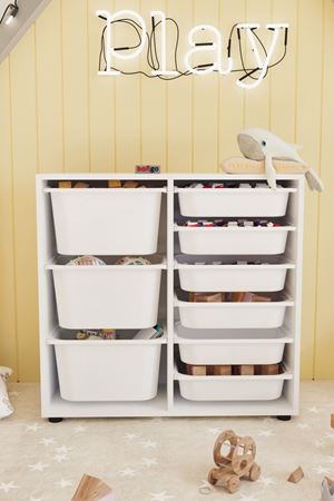 12-09-01 9 Baskets Multifunctional Cagla Cabinet WHITE