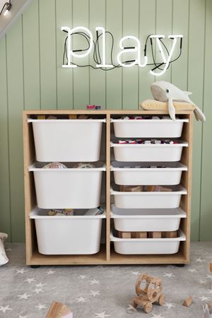 12-09-14 9 Baskets Multifunctional Cagla Cabinet SAPPHIRE-OAK