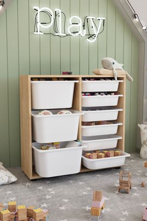 12-09-14 9 Baskets Multifunctional Cagla Cabinet SAPPHIRE-OAK