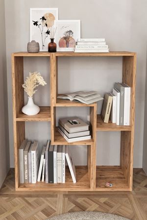 Bofigo Çok Amaçlı Fonksiyonel TV Ünitesi Raflı TV Sehpası Televizyon Sehpası Konsol Çam